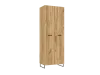 Шкаф 2-х ств. Ненси LOFT Дуб крафт/дуб крафт 80 см