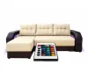 Угловой диван «Манчестер» с подсветкой Бежевый (ШхГхВ) 2400*1570*850 мм