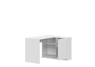 Стол письменный Майнд-03 белое дерево/белое дерево 120*100 см