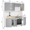 Кухня Кельн 2.1 м Софт карамель Кухня Кельн 2.1 м Софт карамель