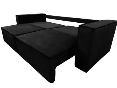 Диван-трансформер «Лофт» Черный (ШхГхВ) 2420х960х750 мм
