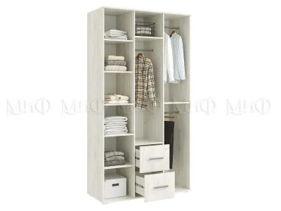 Спальня Фиеста NEW Графит/дуб крафт белый Вариант №1