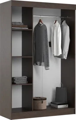 Шкаф-купе «Бася» Венге/белфорт (Ш*Г*В) 1300x516x2020 мм