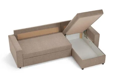 Угловой диван «Калипсо» Бежевый (ШхГхВ) 2300х1400х900 мм