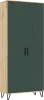 Прихожая Флэш шкаф 2-х ств Браш Грин/Дуб Крафт