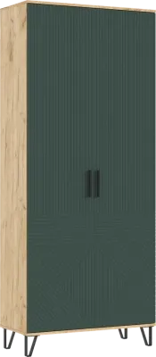 Прихожая Флэш Браш Грин/Дуб крафт комплектация №1