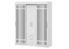 Шкаф-купе Фортуна белый/белый 170 см