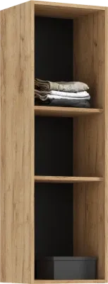 Пенал навесной Ненси LOFT (исп. 1) ЛДСП Дуб крафт/дуб крафт 40 см