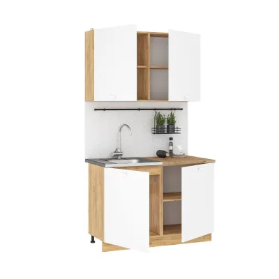 Кухня Дана 1,2 м белый/дуб крафт золотой