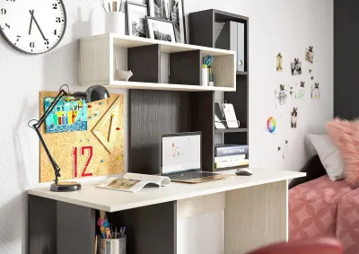 Стол компьютерный Олимп венге/дуб белфорт  120 см