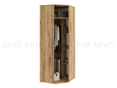 Шкаф «Белла угловой» Графит/дуб крафт (ШхВхГ) 747x2120x747 мм