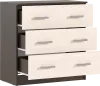 Комод «Бася» 551 (3ящ) Венге/белфорт (Ш*В*Г) 800x766x414 мм