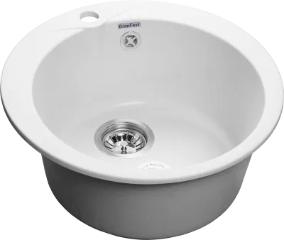 Мойка GranFest RONDO R-480 (круглая) Иней