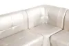 Угловой диван "Люксор" модульный белый/белый МД 1000