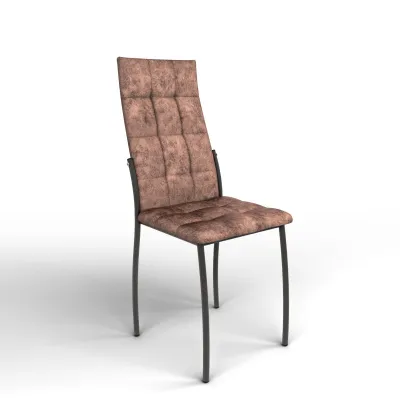 Стул «Волна» черный коньяк