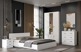 Спальня  Рондо Белое дерево Спальня  Рондо Белое дерево