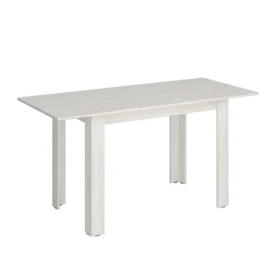 Стол обеденный раздвижной Оливер-01 дуб крафт белый/дуб крафт белый Стол обеденный раздвижной Оливер-01 дуб крафт белый/дуб крафт белый