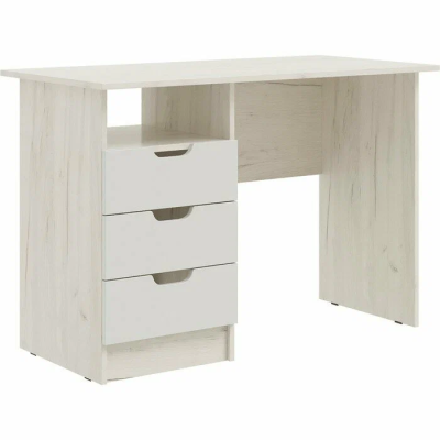 Стол с ящиками Юниор-4 Шарли белый/крафт белый 110 см