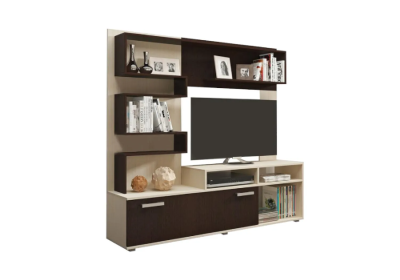 Гостиная «Рица» Дуб беленый/Дуб венге (Ш*Г*В) 1600x400x1600 мм