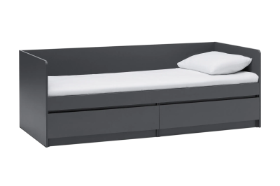 Кровать «Челси» 0.8 м (Детская) Графит/графит (ШхВхГ) 2036х700х840 мм