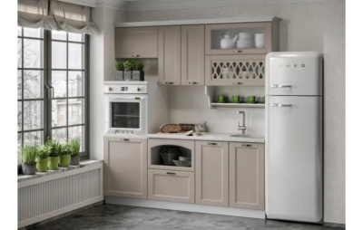 Кухня «Милано» Шарли Мокко 2 метра Компоновка №3