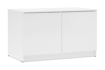 Антресоль-тумба универсальная «Челси» Белый глянец/белый (ШхВхГ) 902х540х514 мм