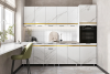 Кухня Милена 2.6 м Мрамор белый софт/белый 2.6 метра