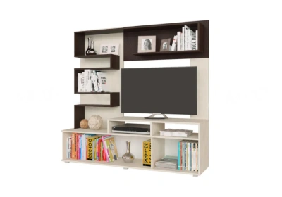 Гостиная «Рица» Дуб беленый/Дуб венге (Ш*Г*В) 1600x400x1600 мм