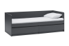 Кровать «Челси» 0.8 м (Детская) Графит/графит (ШхВхГ) 2036х700х840 мм