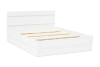 Кровать «Челси» 1.4 м Белый глянец/белый (ШхВхГ) 1435х800х2053 мм