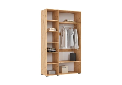 Шкаф 3-х ств. «Ирис» Браш Мени Грин/Дуб крафт  (ШхВхГ) 1350х2236х506 мм