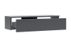 Тумба подвесная «Челси» Графит/графит (ШхВхГ) 900х216х300 мм
