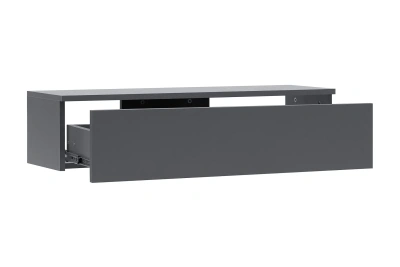 Тумба подвесная «Челси» Графит/графит (ШхВхГ) 900х216х300 мм