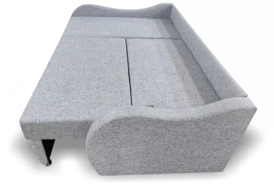 Угловой диван «Волна» Рогожка серая (Ш*Г*В) 2140х1450х900 мм