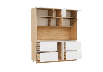 Кухня «Карина» Белый глянец 2650 (Ш*В*Г) 2650х2268х600 мм