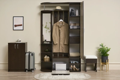 Прихожая «Ксения-2» Венге/Лоредо (Ш*В*Г) 1200х2150х364 мм