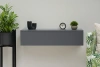Тумба подвесная «Челси» Графит/графит (ШхВхГ) 900х216х300 мм