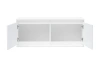 Полка навесная (Антресоль малая) «Челси» Белый глянец/белый (ШхВхГ) 1002х412х354 мм