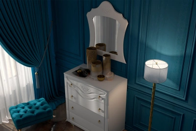 Комод «Престиж» Белый матовый/Белый (Ш*В*Г) 850*910*446 мм