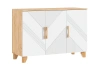Комод «Ирис» Браш Вайт/Дуб крафт  (ШхВхГ) 1200х836х445 мм Комод «Ирис» Браш Вайт/Дуб крафт  (ШхВхГ) 1200х836х445 мм