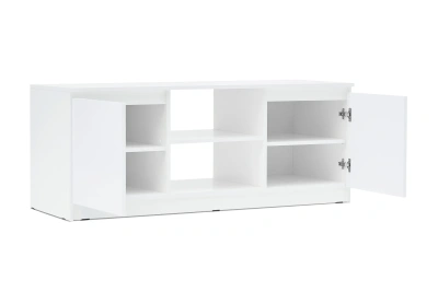 Тумба под ТВ «Челси» Белый глянец/белый (ШхВхГ) 1352х540х514 мм