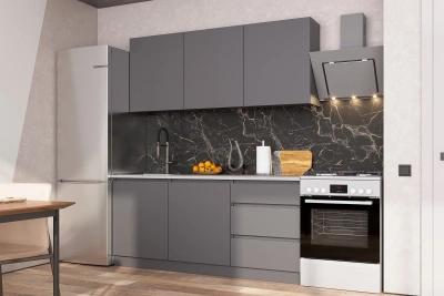 Кухня «Айден» серый графит 1,8 метра