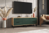 Тумба под ТВ «Флэш» Браш Мени Грин/Дуб крафт (ШхВхГ) 1502х542х426 мм