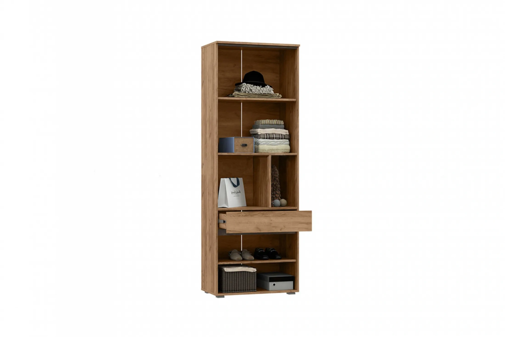 Шкаф «Соренто» высокий закрытый (Ш*В*Г) 702х2006х418 мм.