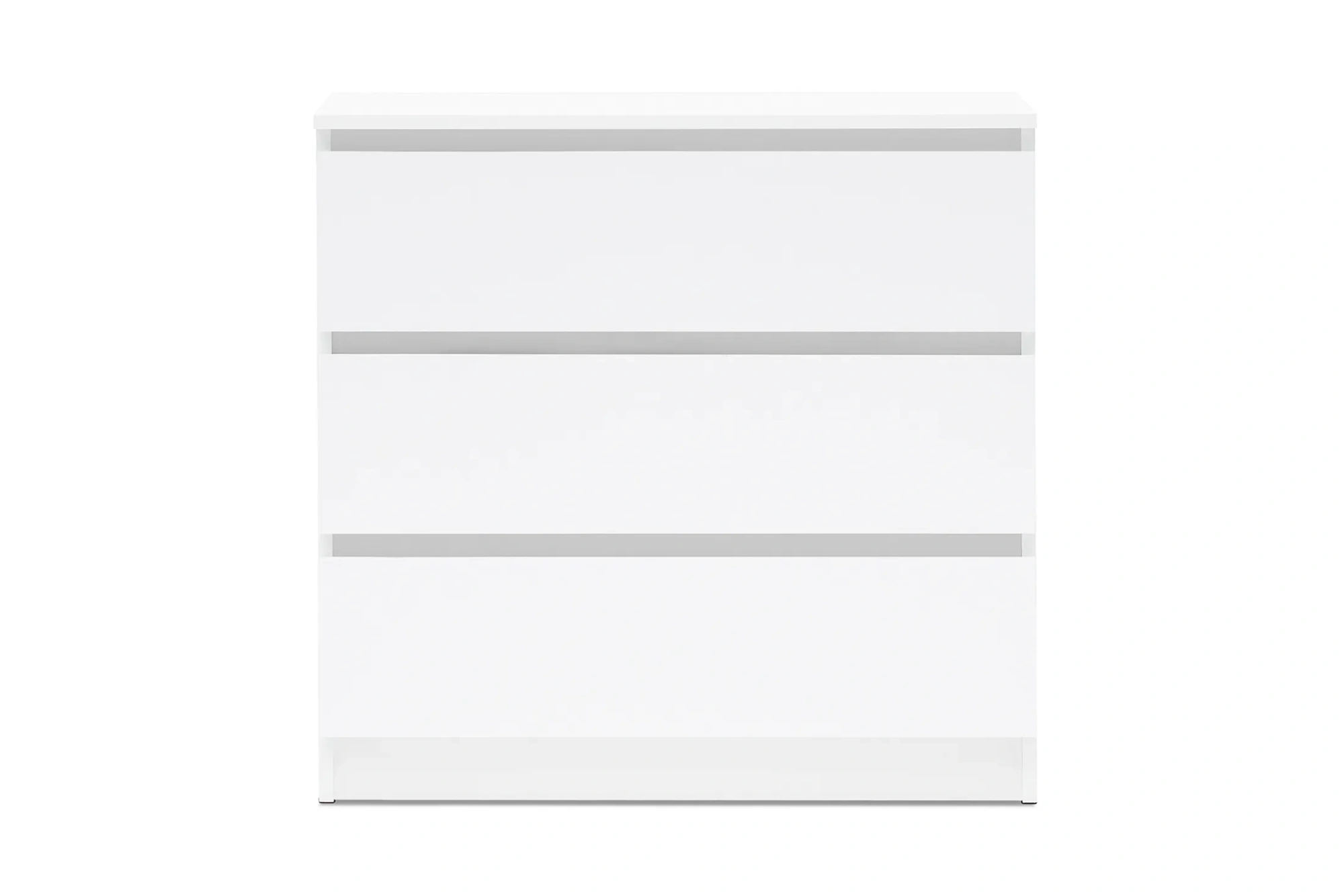 Комод «Челси» 800 (3 ящика) Белый глянец/белый (ШхВхГ) 802х768х330 мм Комод «Челси» 800 (3 ящика) Белый глянец/белый (ШхВхГ) 802х768х330 мм