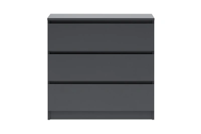 Комод «Челси» 800 (3 ящика) Графит/графит (ШхВхГ) 802х768х330 мм