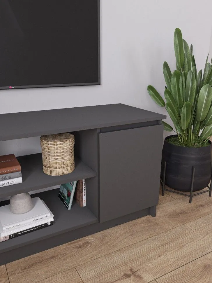 Тумба под ТВ «Челси» Графит/графит (ШхВхГ) 1352х540х514 мм Тумба под ТВ «Челси» Графит/графит (ШхВхГ) 1352х540х514 мм