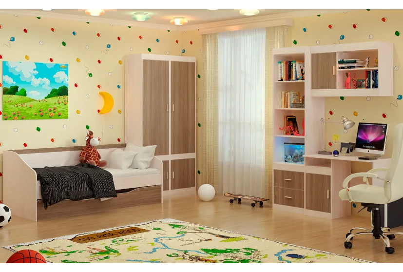 Детская «Паскаль» Комплектация №1 6 модулей Детская «Паскаль» Комплектация №1 6 модулей