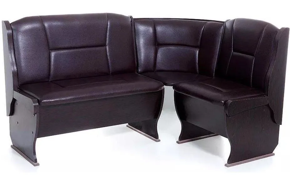 Угловая скамья «Орхидея» Венге (ШхВхГ) 1500х850х1100 мм Угловая скамья «Орхидея» Венге (ШхВхГ) 1500х850х1100 мм