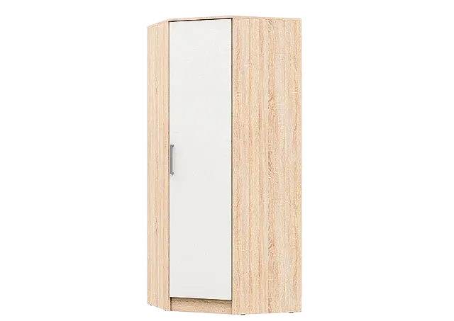 Шкаф угловой «Мартина» Дуб Сонома/Белый глянец (Ш*В*Г) 850х2016х850 мм Шкаф угловой «Мартина» Дуб Сонома/Белый глянец (Ш*В*Г) 850х2016х850 мм